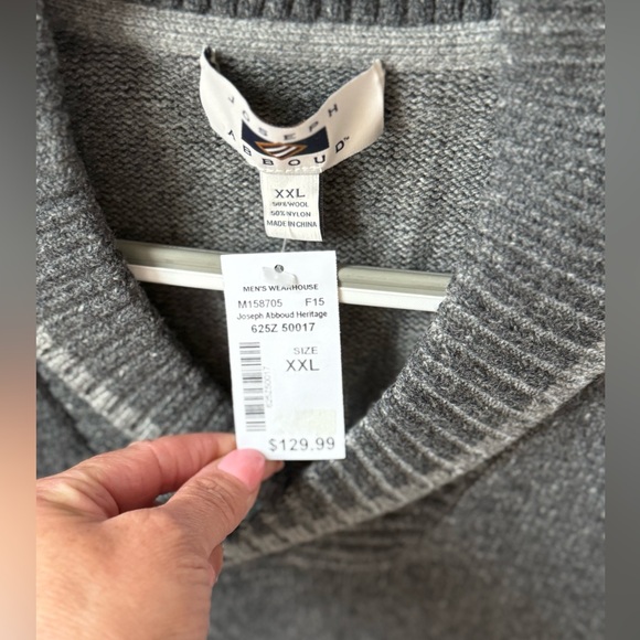 Joseph Abboud men’s wool blend sweater , sz XXL, NWT! - Picture 2 of 4